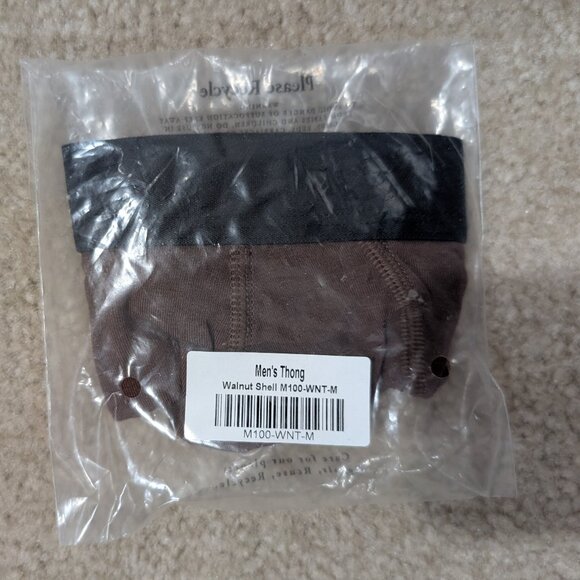 NWT MeUndies UltraModal™ Core Pouch Front Thong, M, dark brown - Picture 2 of 10